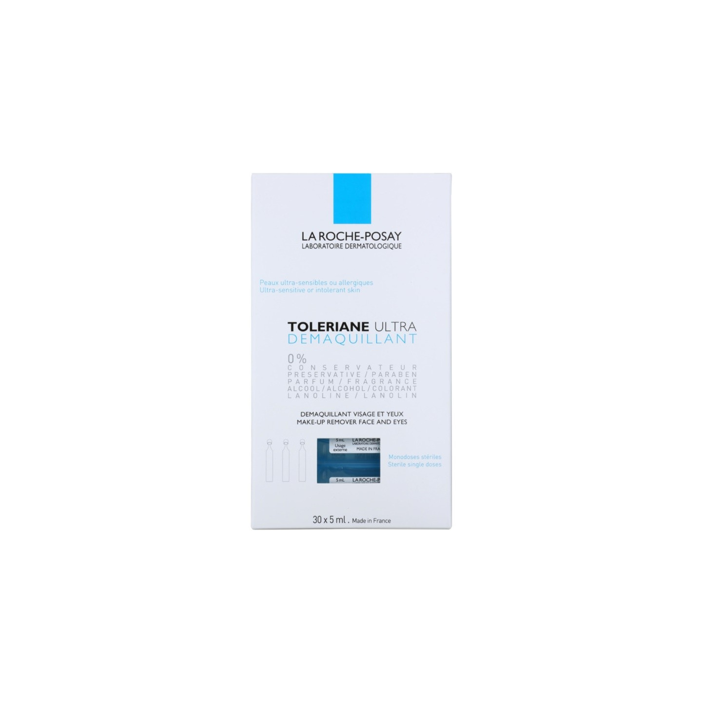 Toleriane Desmaquillante La Roche-Posay 30 ud