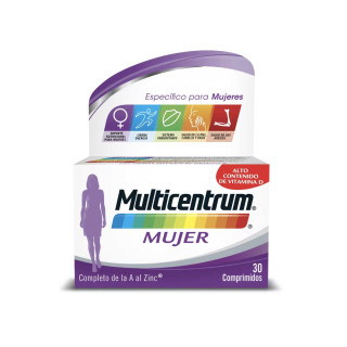 Multicentrum Mujer 30 comprimidos - Multivitamínicos | STG Farma