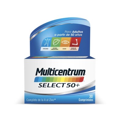 Multicentrum Select 50+ 30 comprimidos