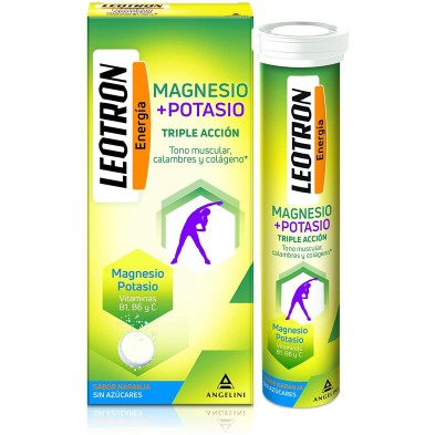 Leotron Magnesio + Potasio 30 comprimidos efervescentes