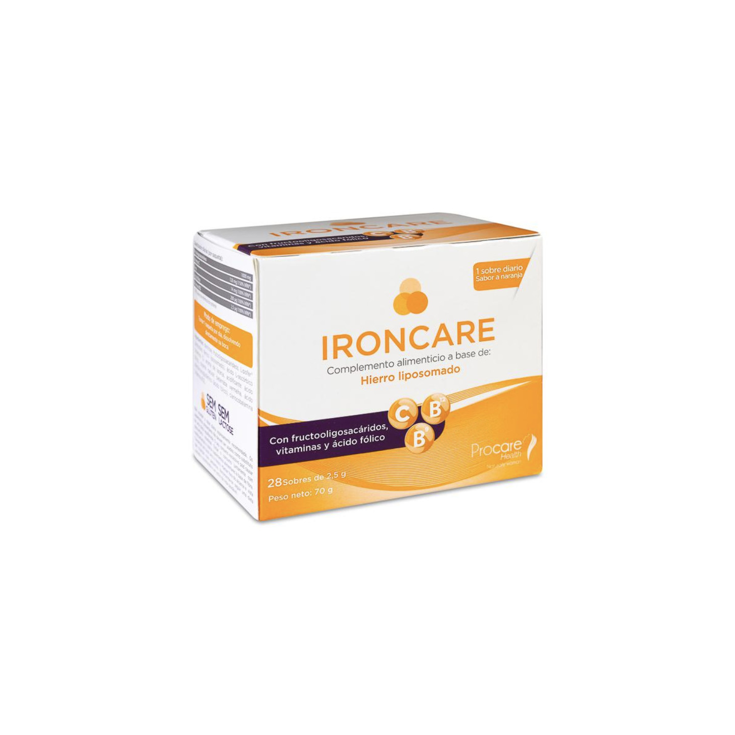 Ironcare 28 sobres 2,5g