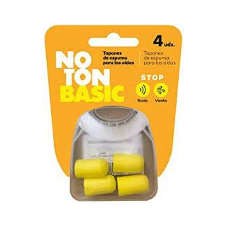 Tapones espuma NoTon 4 unidades - Tapones oídos | STG Farma