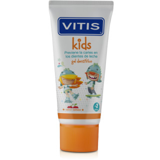 Gel Dentífrico Vitis Kids +2 años 50 ml