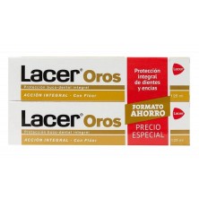 Lacer Oros pasta dentrífica Duplo 2x125 ml