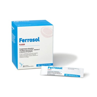 Ferrosol flash 30 sobres bucodispersables