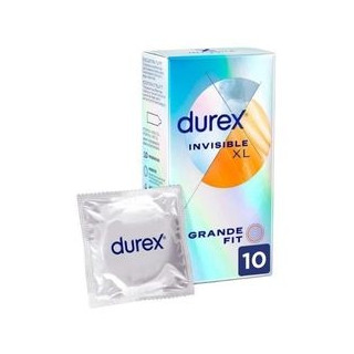 Durex invisible XL 10 unidades