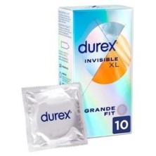 Durex invisible XL 10 unidades