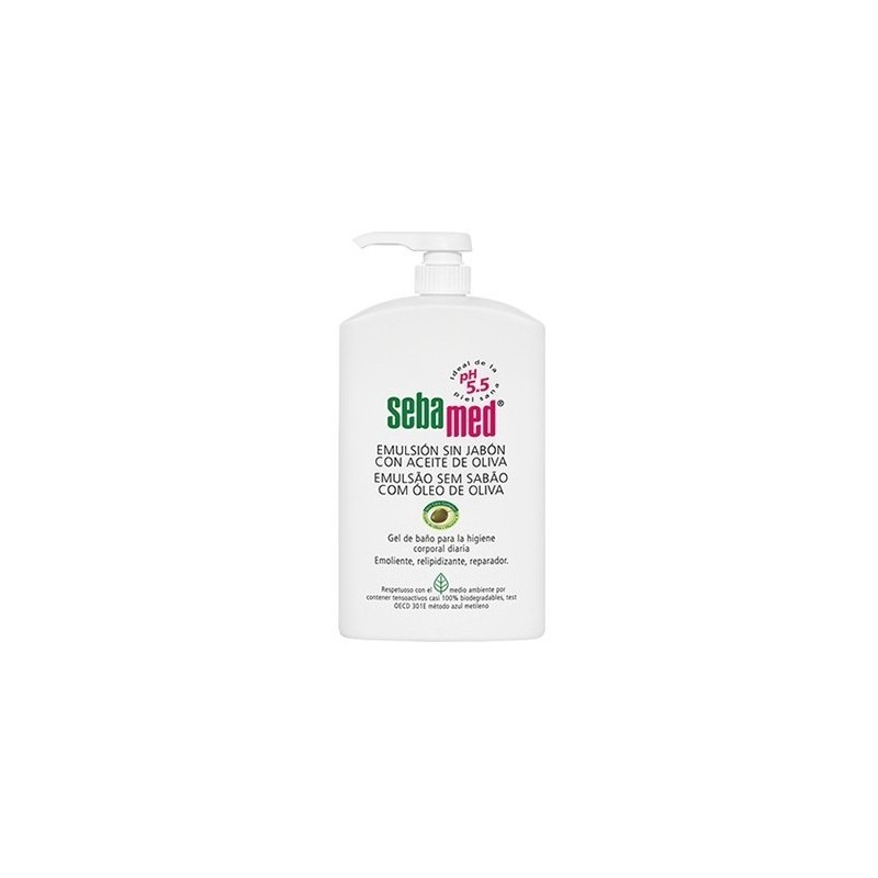 Sebamed Emulsión sin Jabón con Aceite de Oliva 1L