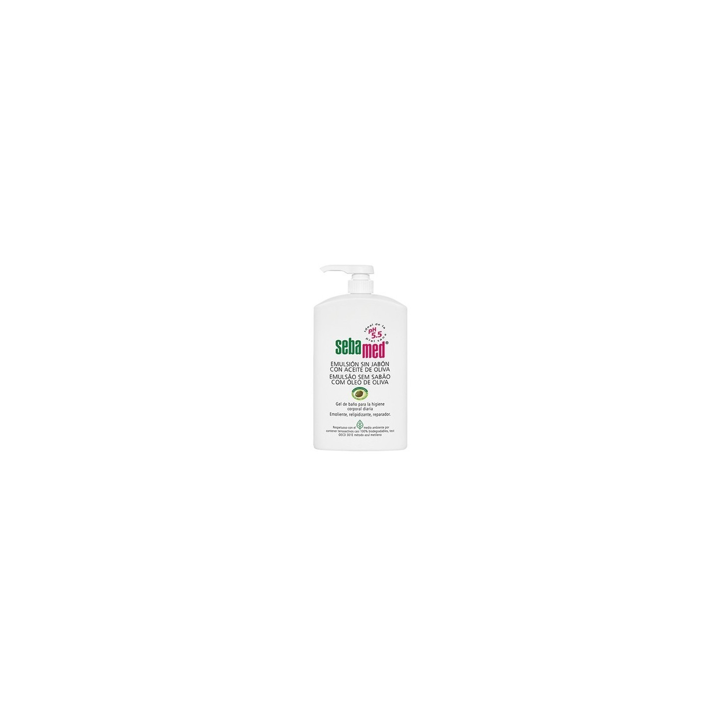 Sebamed Emulsión sin Jabón con Aceite de Oliva 1L