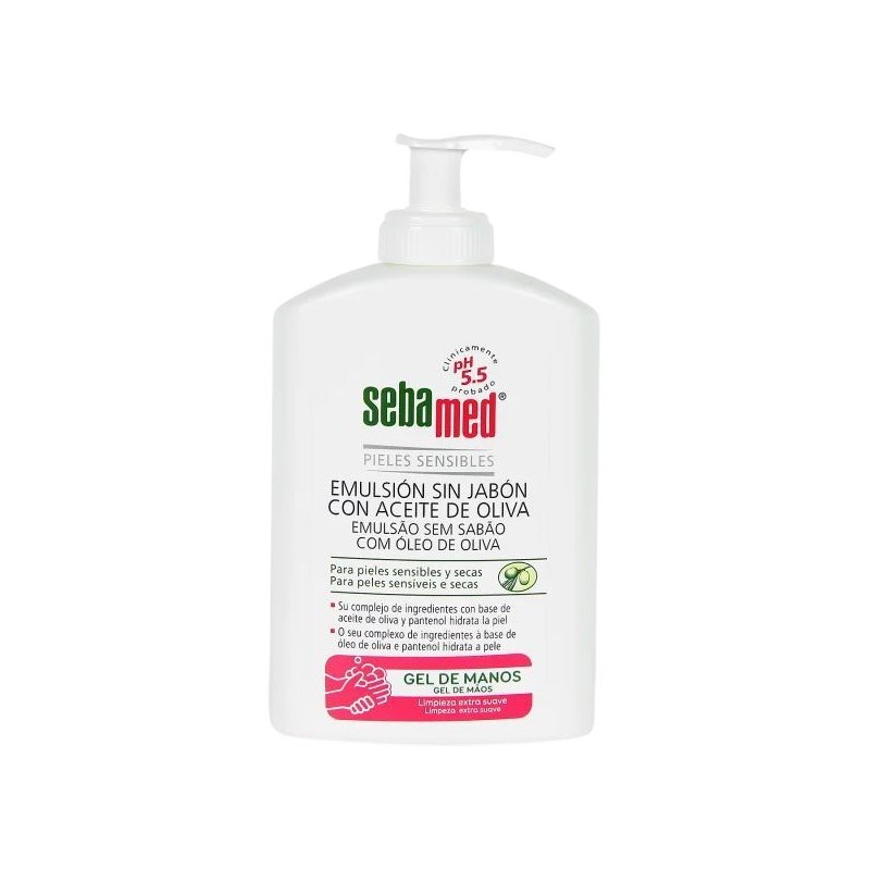 Sebamed Emulsión sin Jabón con Aceite de Oliva 300 ml