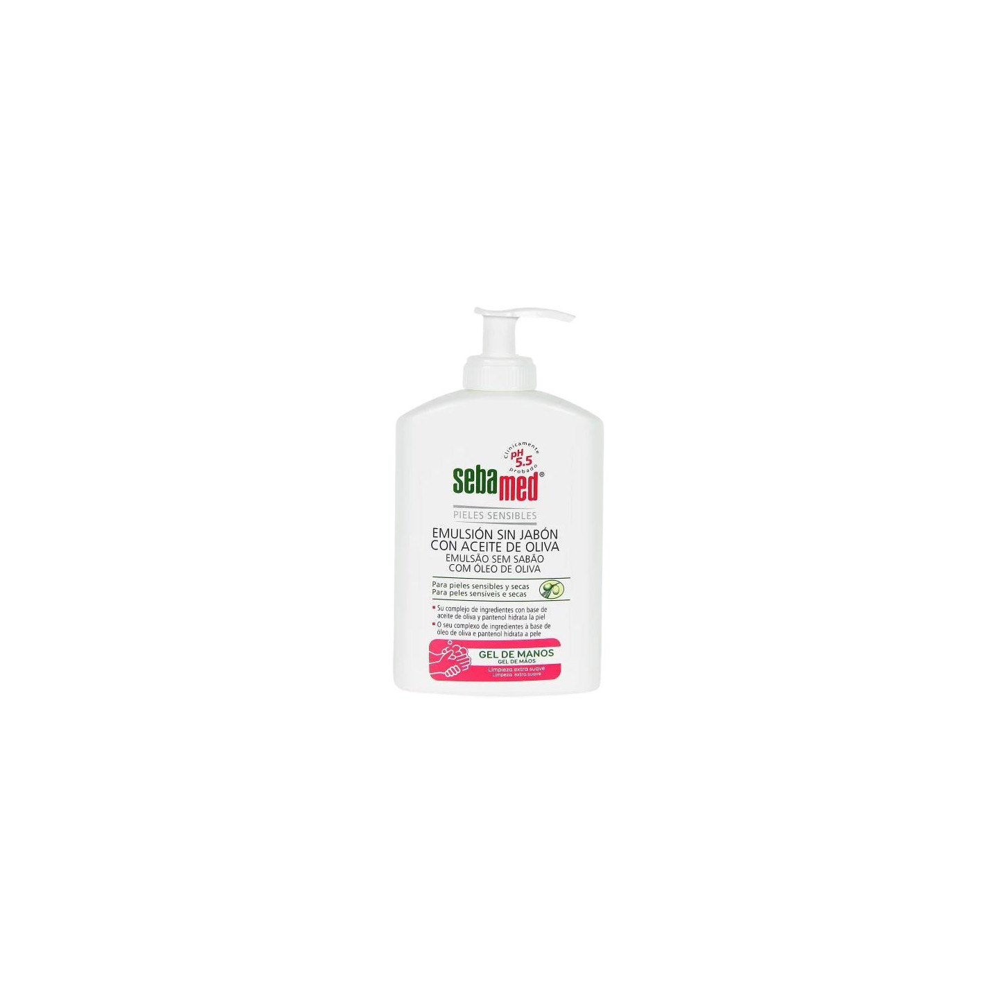 Sebamed Emulsión sin Jabón con Aceite de Oliva 300 ml