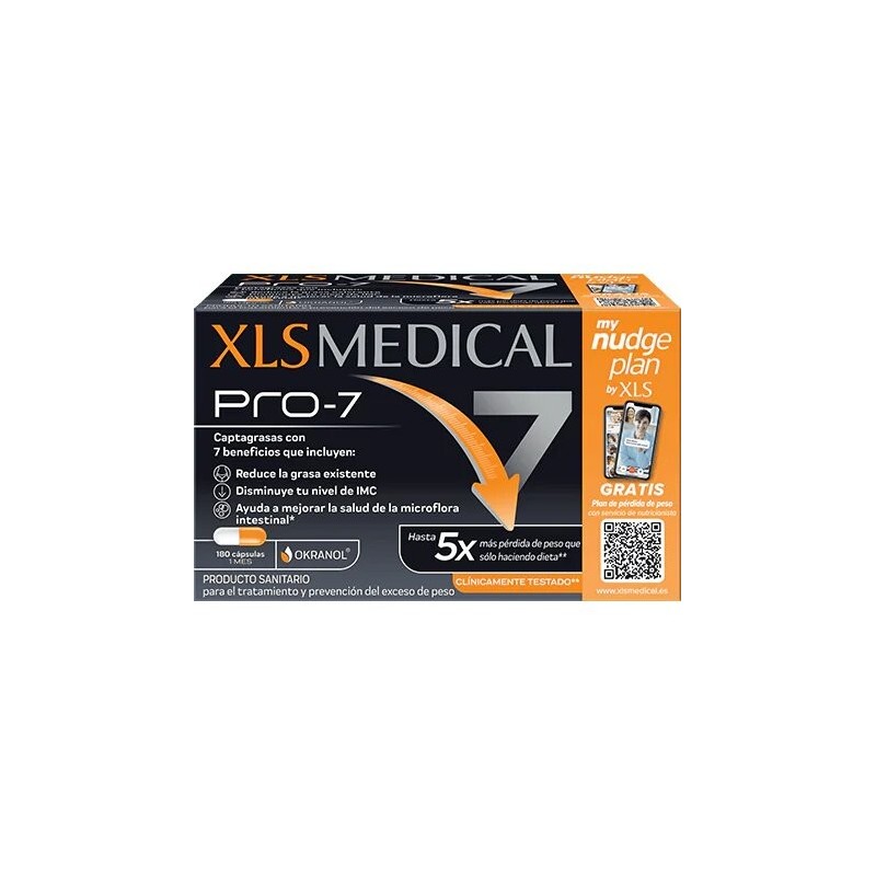 XLS Medical Pro 7 Nudge 180 Cápsulas