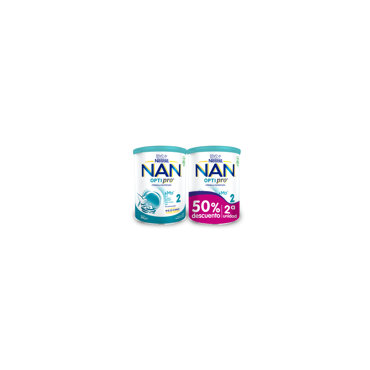 Nestlè NAN 2 Optipro 800g duplo