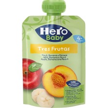 HERO BABY BOL SOLO FRUTA 3 FRUTAS 100 G