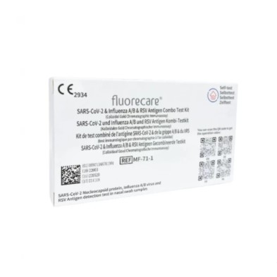 Test de Antígenos 4en1 Covid Gripe A/B y VSR Fluorecare Test de Antígenos 4en1 Covid Gripe A/B y VSR Fluorecare
