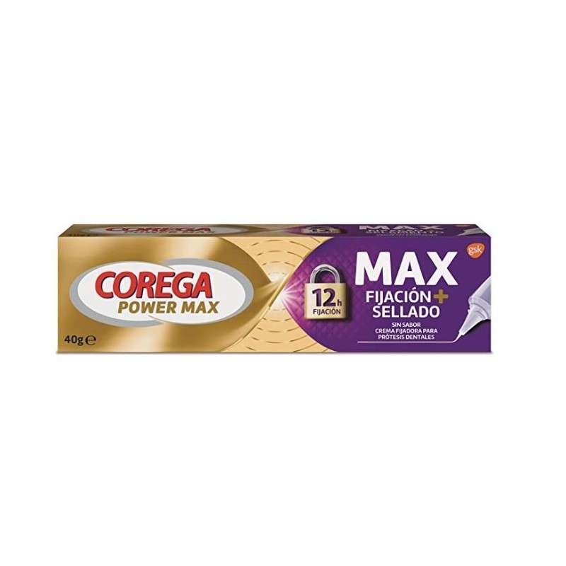 Corega Max Fijación Sellado 40g