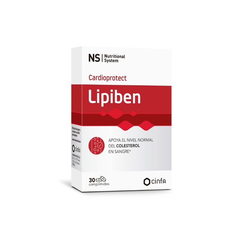 Lipiben NS Cardioprotect 30 comprimidos