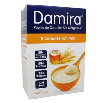 Damira papilla 8 cereales con miel 600 g