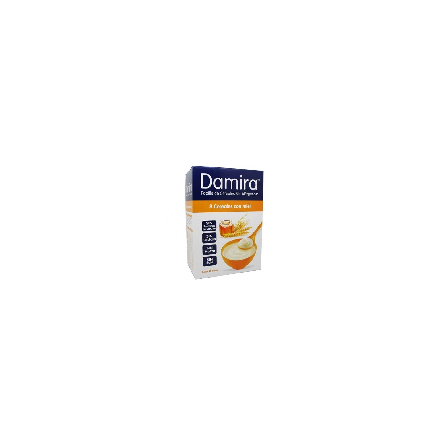 Damira papilla 8 cereales con miel 600 g