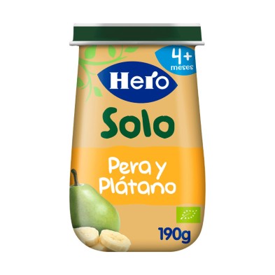 Hero Baby Solo Tarrito Eco Pera y Plátano