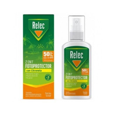 Relec 2en1 Citronela SPF 50 100 ml