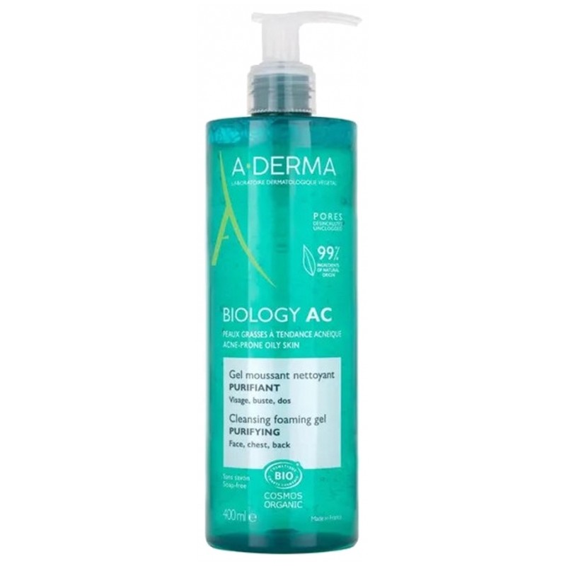 A-Derma Biology AC Gel Limpiador Purificante 400 ml