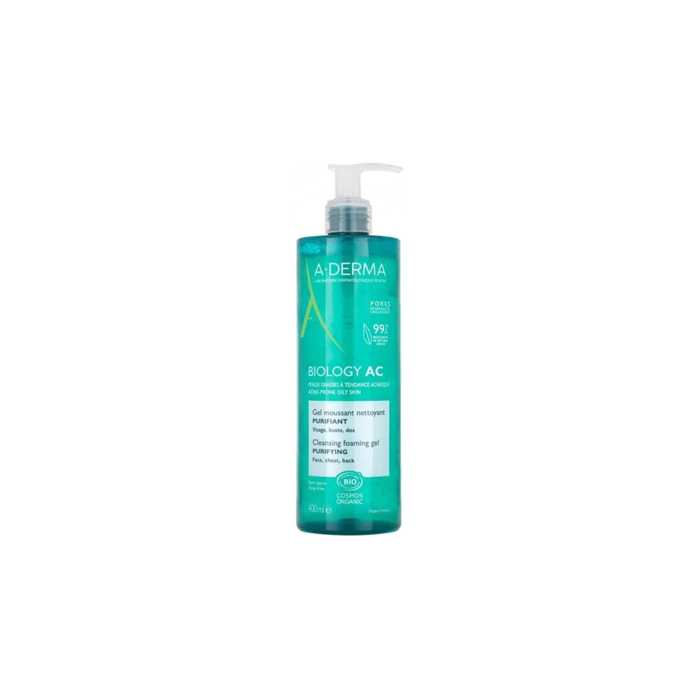 A-Derma Biology AC Gel Limpiador Purificante 400 ml