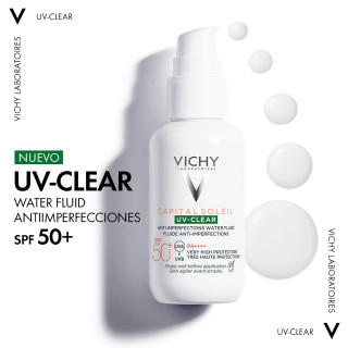 Vichy Capital Soleil UV Clear Fluido SPF50+ 50ml - Solares | STG Farma