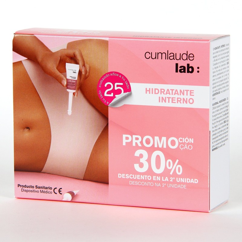 Pack Duplo Hidratante Interno Cumlaude Gynelaude 6 unidades