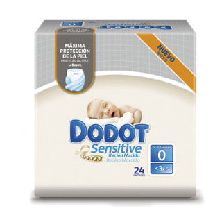 Dodot sensitive 0 meses 24 unidades - Pañales | STG Farma