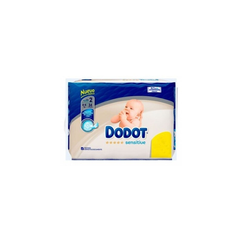 Dodot Pro Sensitive talla 2 4-8 kg 36 unidades