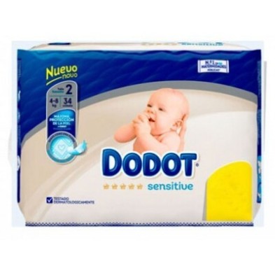 Dodot Pro Sensitive talla 2 4-8 kg 36 unidades