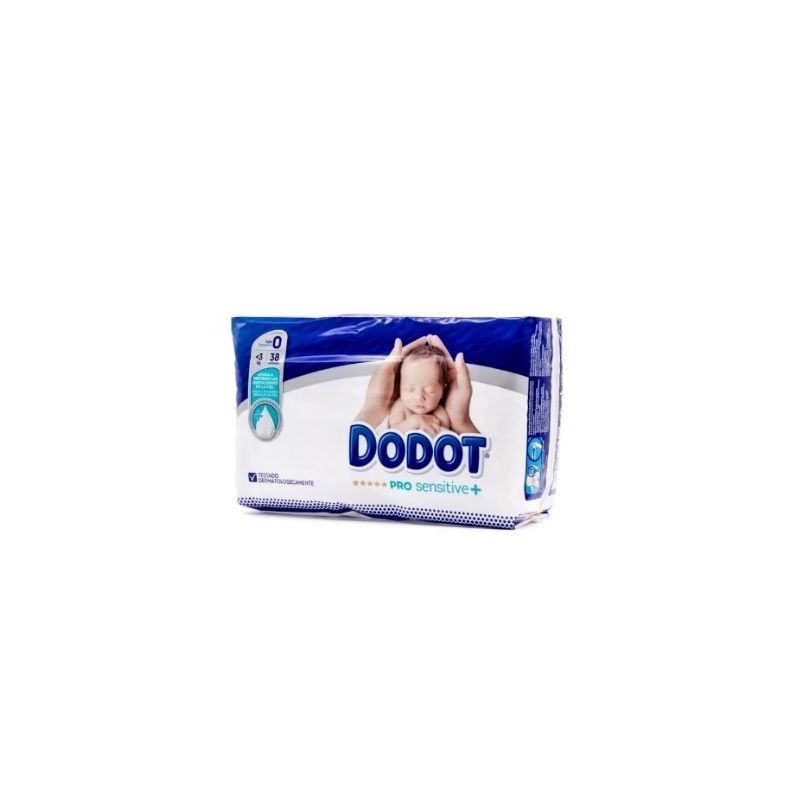 Dodot Pro Sensitive talla 0 -3 kg 38 unidades