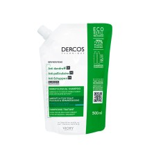 Vichy Dercos Champú Anticaspa Cabellos Grasos Refill 500 ml