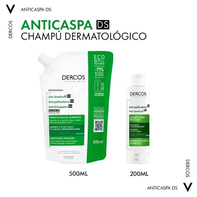 Dercos Champú Anticaspa Cabellos Grasos 500 ml