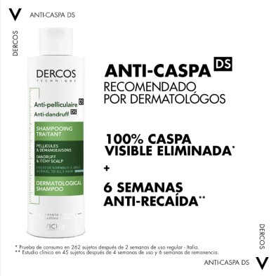 Dercos Champú Anticaspa Cabellos Grasos 200 ml