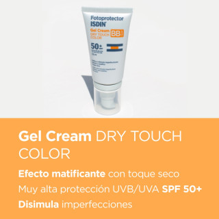 Isdin Gel Crema Dry Touch Color SPF 50+ 50 ml