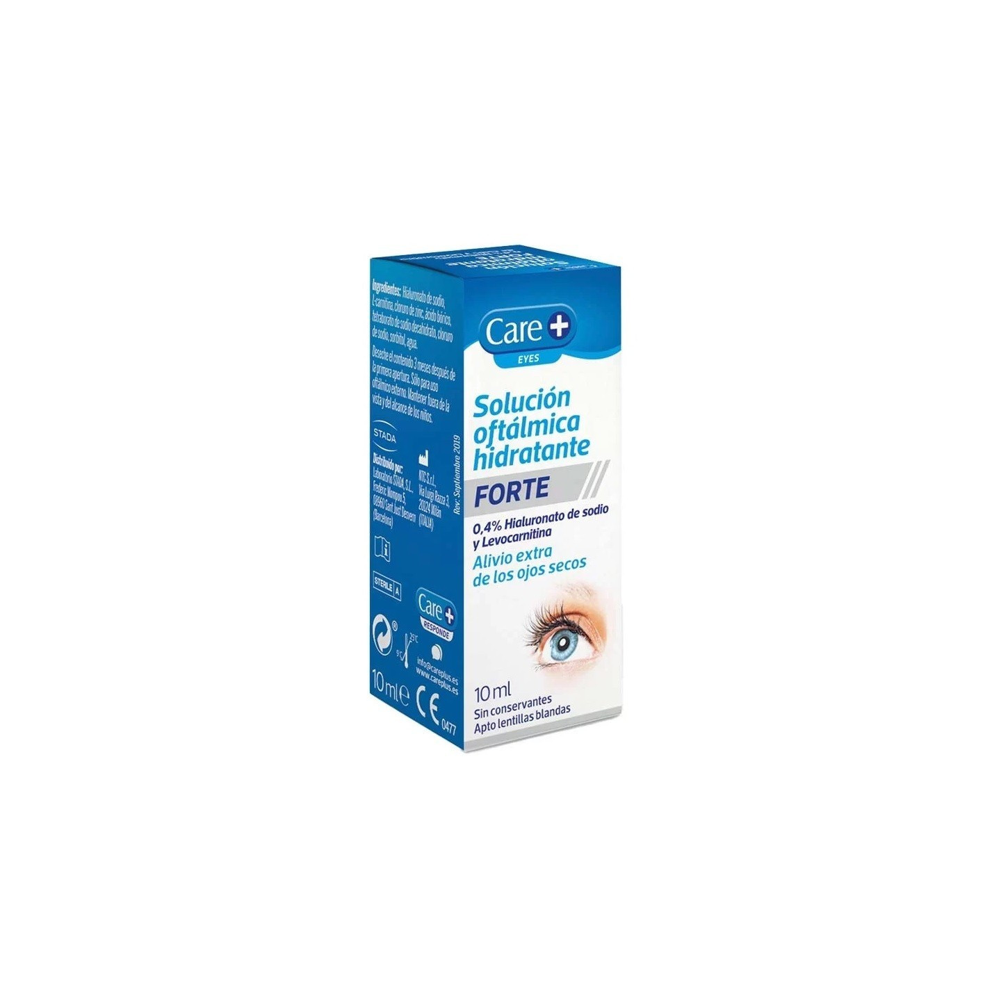 Care+ Solución Oftálmica Hidratante Forte 10 ml