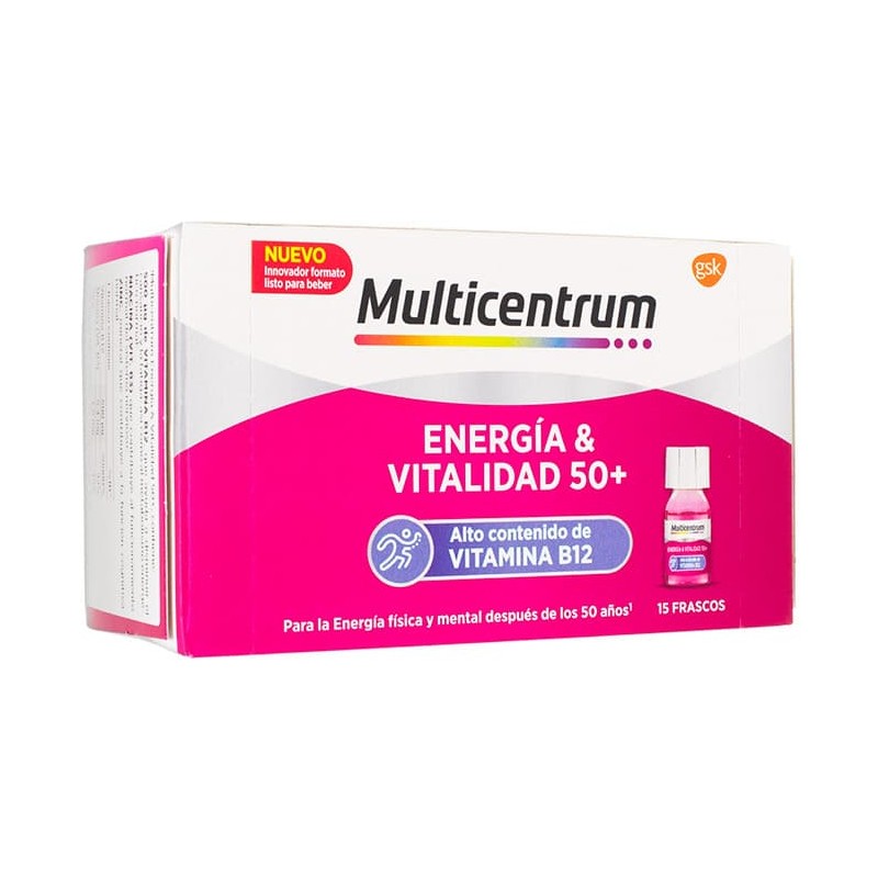 Multicentrum Energía y Vitalidad 50+ 15 frascos