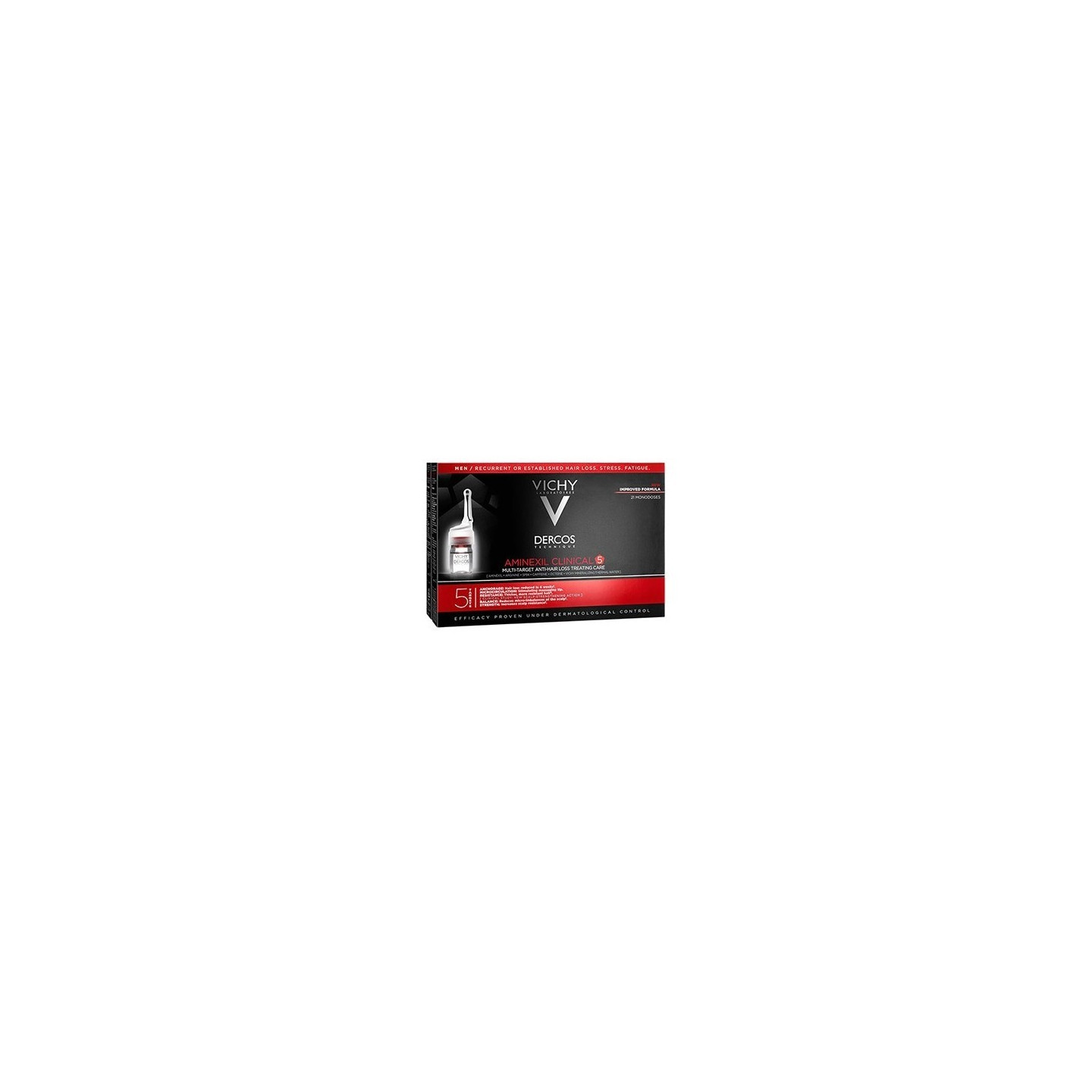 Dercos Ampollas Aminexil 21 Hombre