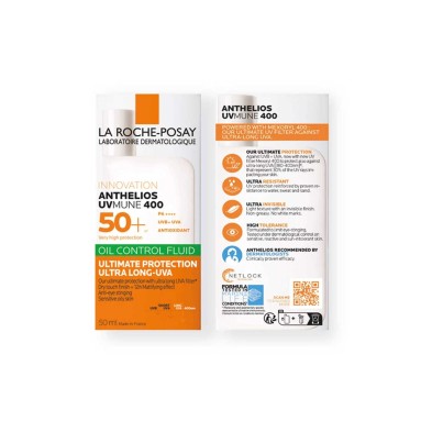 La Roche Posay Anthelios Fluido Invisible Oil Control SPF50+ 50 ml