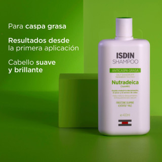 Isdin Champú Nutradeica Anticaspa Grasa 200 ml - Champú | STG Farma