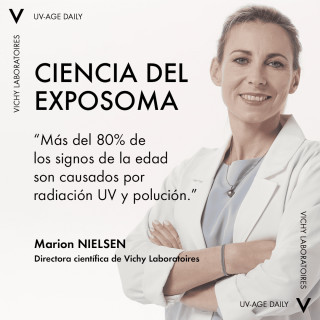 Vichy Capital Soleil UV Age Fluido SPF 50+ 50 ml - Protector solar pieles maduras | STG Farma