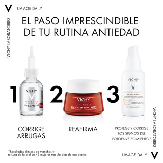 Vichy Capital Soleil UV Age Fluido SPF 50+ 50 ml - Protector solar pieles maduras | STG Farma