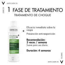 Vichy Dercos Champú Anticaspa Cabellos Grasos 400 ml