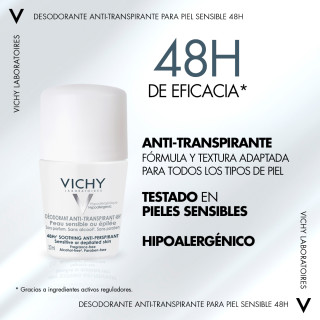 Vichy Desodorante Piel Sensible Roll On - Desodorantes | STG Farma
