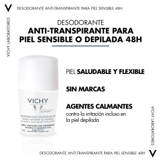 Vichy Desodorante Piel Sensible Roll On - Desodorantes | STG Farma