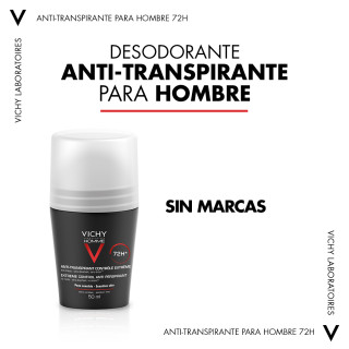 Vichy Homme Desodorante Antitranspirante 72h 50 ml - Especial hombre | STG Farma