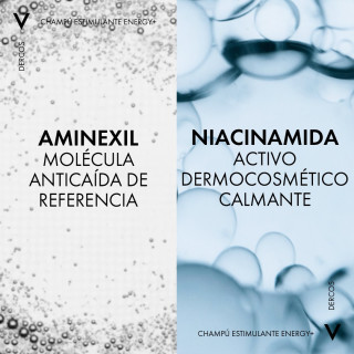 Vichy Dercos Champú Estimulante Energy+ 200 ml - Champú | STG Farma