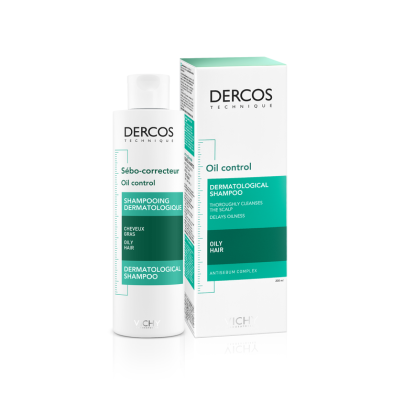 Dercos Champú Sebo Control Cabellos Grasos 200 ml